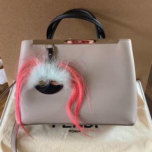 Pre-loved Auth Fendi Monster Charm Bag Crossbody